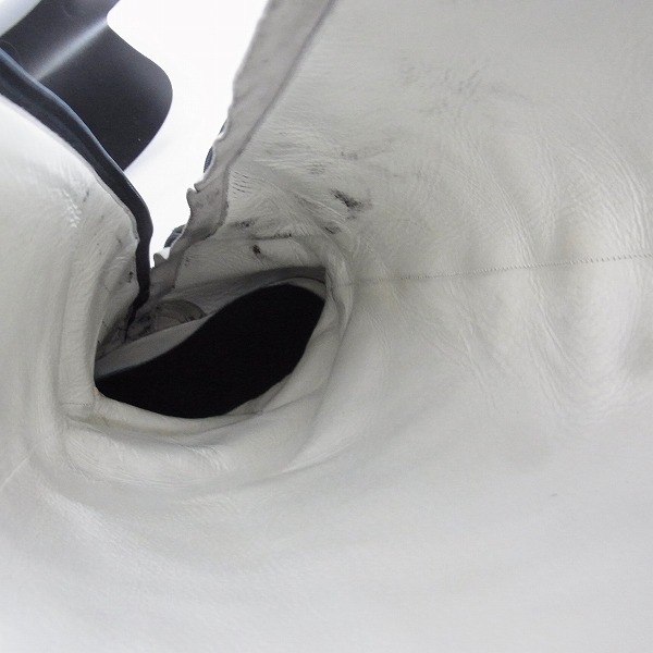 実際に弊社で買取させて頂いたHIROMU TAKAHARA/ヒロムタカハラ フリンジロングブーツ ブラック/41の画像 4枚目