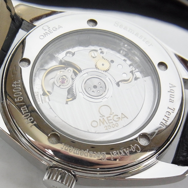 実際に弊社で買取させて頂いたOMEGA/オメガ シーマスター アクアテラ クロノメーター 150m 自動巻き 2803.80の画像 3枚目