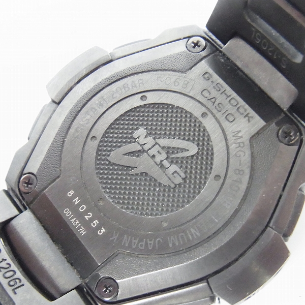 実際に弊社で買取させて頂いたG-SHOCK/Gショック MR-G タフムーブメント ソーラー/MRG-8100B-1AJFの画像 3枚目