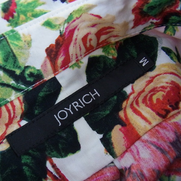 実際に弊社で買取させて頂いたJOYRICH/ジョイリッチ ジュークボックス/フローラル 総柄 長袖シャツ/Mの画像 2枚目