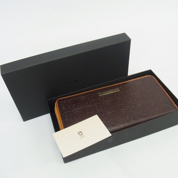 実際に弊社で買取させて頂いたGARNI/ガルニ Vine 長財布 ブラウン GL10011の画像 7枚目