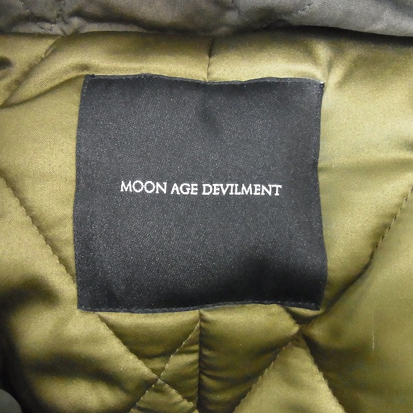 実際に弊社で買取させて頂いた【未使用】Moonage Devilment/ムーンエイジデビルメント MAD ムラスプレー加工 モッズコート mjk-0193/44の画像 3枚目