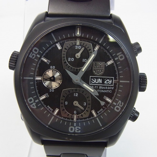 実際に弊社で買取させて頂いたLUMINOX/ルミノックス SR-71 ブラックバード 9080 SERIES 腕時計/自動巻き 9086Blackout