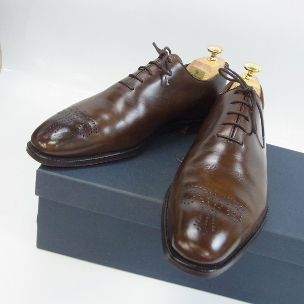 実際に弊社で買取させて頂いたCrockett&Jones/クロケットアンドジョーンズ ホールカット/ドレスシューズ WEYMOUTH/9411-19B 7E