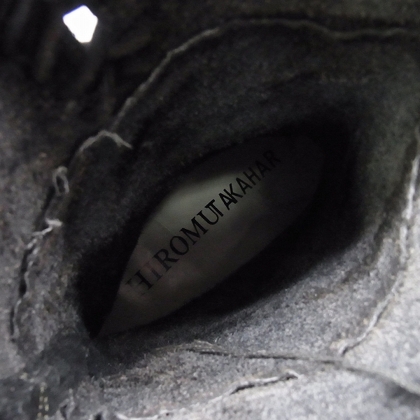 実際に弊社で買取させて頂いたHIROMU TAKAHARA/ヒロムタカハラ サイドレースアップ フリンジ エンジニアブーツ 42の画像 7枚目