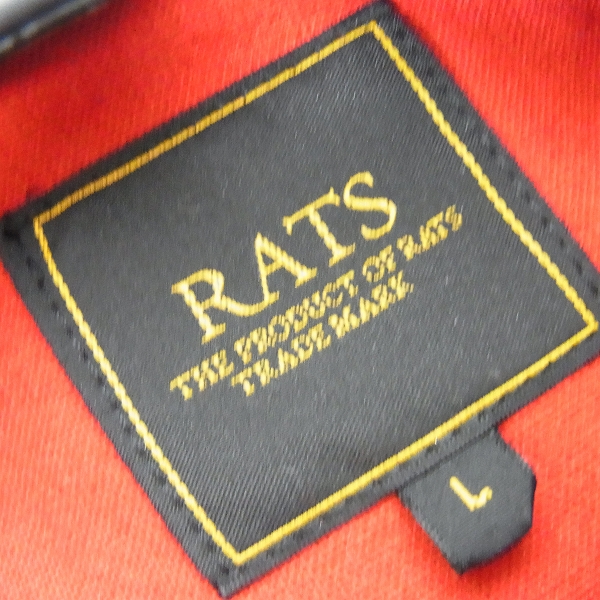 実際に弊社で買取させて頂いたRats/ラッツ 17AW ソリッドフランネル ウエスタンシャツ 17RS-1002/Lの画像 2枚目