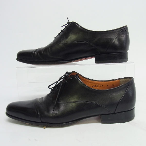 実際に弊社で買取させて頂いたSantoni/サントーニ CLASSICLINE/クラシックライン 変形キャップ レザーシューズ 12985/8の画像 3枚目