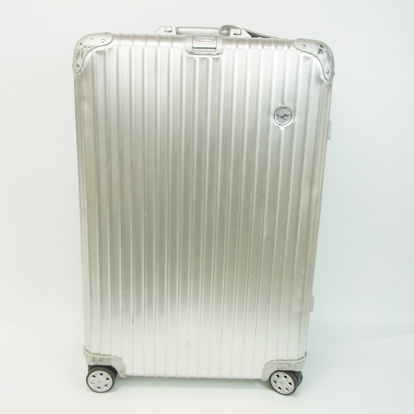 実際に弊社で買取させて頂いたRIMOWA/リモワ Lufthansa/ルフトハンザ 別注 TOPAZ/トパーズ アルミニウム マルチホイール/4輪 TSAロック/921.90