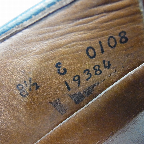 実際に弊社で買取させて頂いたAllen Edmonds/アレンエドモンズ PALIAMENT 0108/8.5Eの画像 5枚目