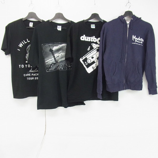 実際に弊社で買取させて頂いたdustbox/ダストボックス ボーダー バンドTシャツ/パーカー等 8点セットの画像 2枚目