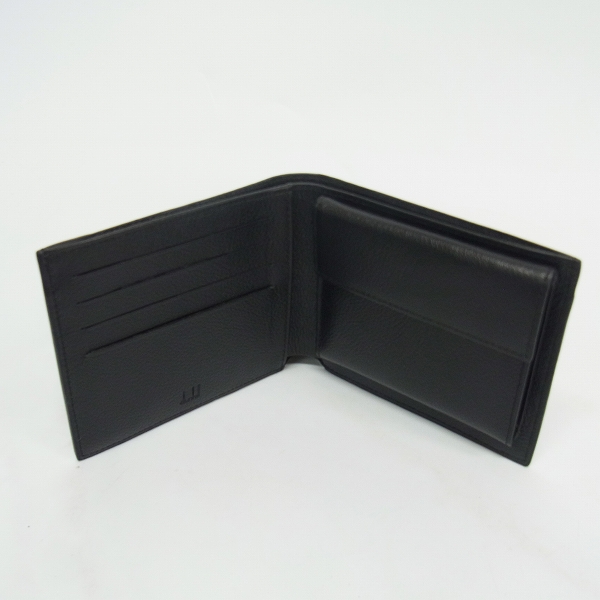 実際に弊社で買取させて頂いたdunhill/ダンヒル 型押し総柄 二つ折り財布の画像 4枚目