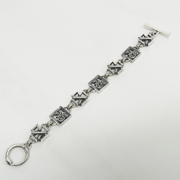 実際に弊社で買取させて頂いたDEALDESIGN/ディールデザイン SNAKED LOWS/スネイキッドロウズ ブレスレット sn-001の画像 1枚目