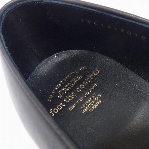 実際に弊社で買取させて頂いたFOOT THE COACHER/フット ザ コーチャー スエード ビットローファー FTC1412019/8.5の画像 4枚目