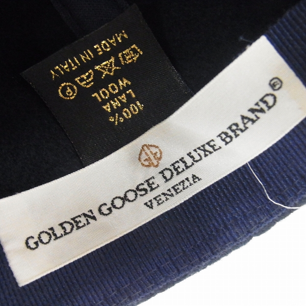 実際に弊社で買取させて頂いたGOLDEN GOOSE DELUXE BRAND/ゴールデン グース デラックス ブランド ロゴ キャップの画像 4枚目