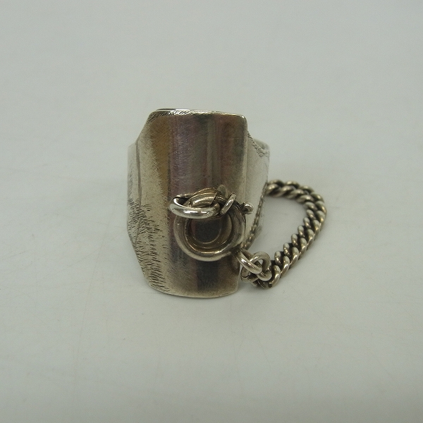 実際に弊社で買取させて頂いたアンドゥムルメステール  Locking アーマーリング チェーン 10号の画像 1枚目