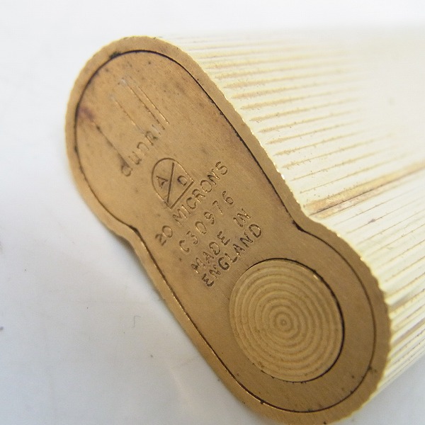 実際に弊社で買取させて頂いたdunhill/ダンヒル サイドローラーガスライター ゴールドの画像 2枚目