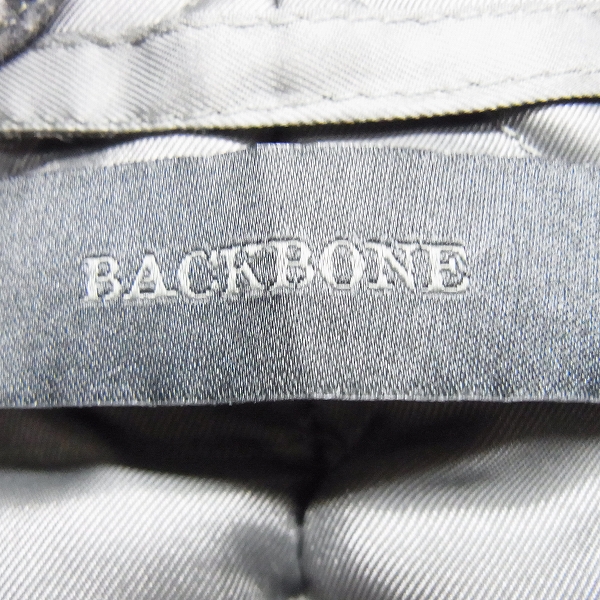 実際に弊社で買取させて頂いたBACKBONE/バックボーン 14FW 中綿 ファー付き フーデッド ダウンジャケット/Mの画像 2枚目