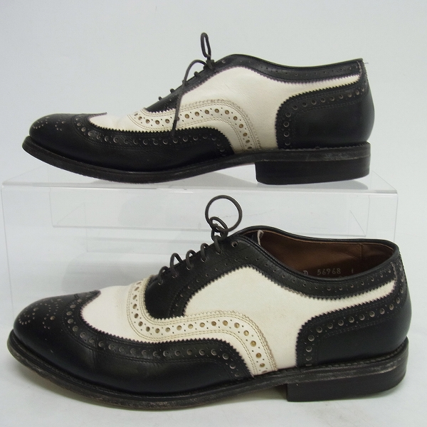 実際に弊社で買取させて頂いたAllen Edmonds/アレンエドモンズ ウィングチップ バイカラーシューズ/7Dの画像 3枚目