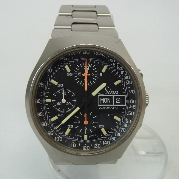 実際に弊社で買取させて頂いたSINN/ジン Ref.157.M オートマチック/自動巻き クロノグラフ 腕時計