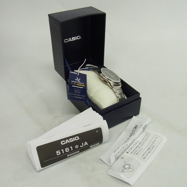 実際に弊社で買取させて頂いたCASIO/カシオ ウェーブセプター ソーラー コンビネーション 腕時計 WVA-M630D-1A2JFの画像 4枚目