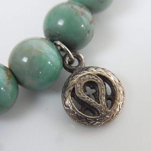 実際に弊社で買取させて頂いた【ギャラ付き】Loree Rodkin/ローリーロドキン ビーズブレスレット ターコイズ/スカルの画像 5枚目