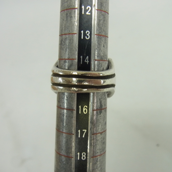 実際に弊社で買取させて頂いたA&G/エーアンドジー クロスモチーフ リング 15号の画像 6枚目