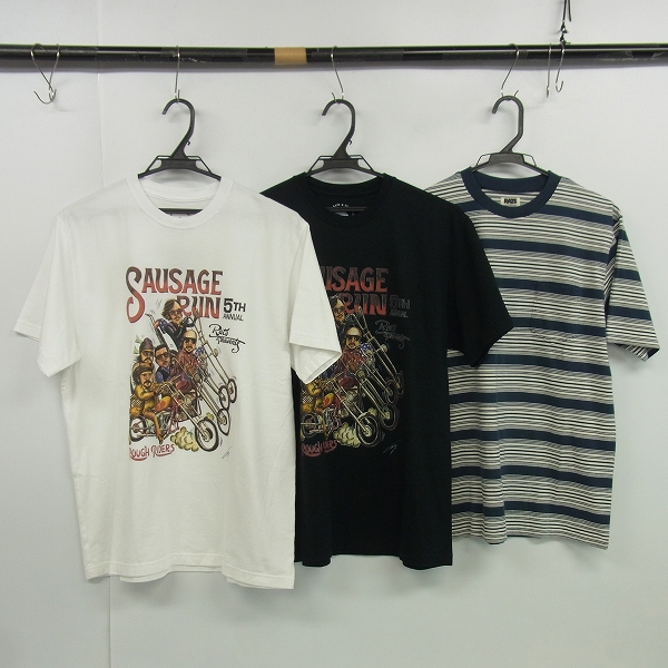 実際に弊社で買取させて頂いたRats/ラッツ プリント 半袖 Tシャツ/ポケT 3点セット L