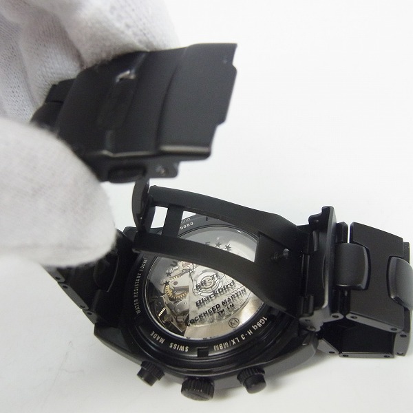実際に弊社で買取させて頂いたLUMINOX/ルミノックス SR-71 ブラックバード 9080 SERIES 腕時計/自動巻き 9086Blackoutの画像 2枚目