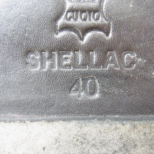 実際に弊社で買取させて頂いたSHELLAC/シェラック ベルト スタッズ付サンダル ダークブラウン/40の画像 5枚目