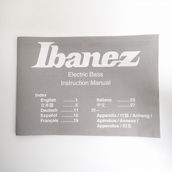 実際に弊社で買取させて頂いた★Ibanez/アイバニーズ アクティブP.U搭載 エレキベース TMB310－SVP ソフトケース付きの画像 9枚目