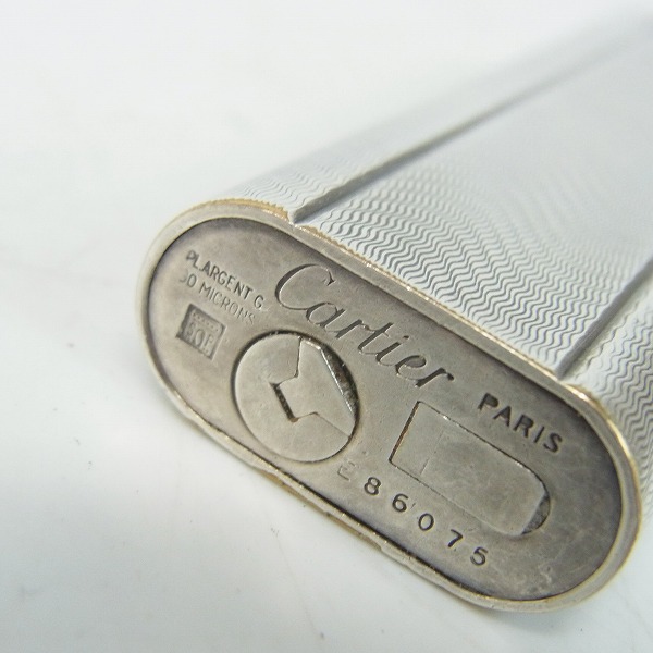 実際に弊社で買取させて頂いたCartier/カルティエ 波模様 ローラーガスライター シルバーの画像 2枚目