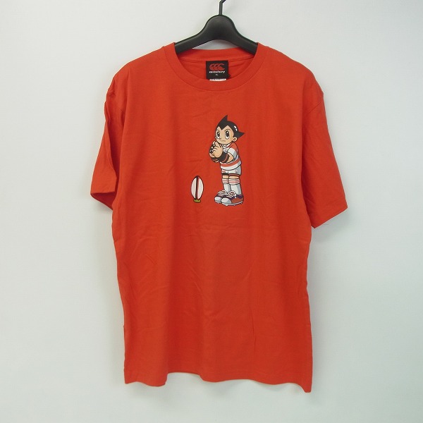 実際に弊社で買取させて頂いたCANTERBURY/カンタベリー RWC2015 日本代表 鉄腕アトム×五郎丸 Tシャツ/XL