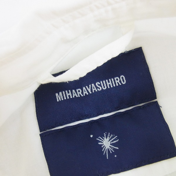 実際に弊社で買取させて頂いたMIHARAYASUHIRO/ミハラヤスヒロ ロング シャツ ホワイト 31113195/Sの画像 2枚目