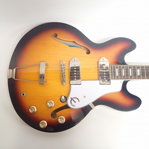 実際に弊社で買取させて頂いた★Epiphone/エピフォン CASINO/カジノ E230TD INSPIRED BY John Lennon フルアコースティックギターの画像 3枚目