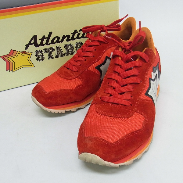 実際に弊社で買取させて頂いたAtlantic STARS/アトランティックスターズ ANTARES/アンタレス レッド スニーカー FR-PR-LARB/42