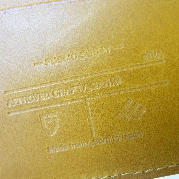 実際に弊社で買取させて頂いたGARNI/ガルニ×SIVA  2つ折り財布の画像 4枚目