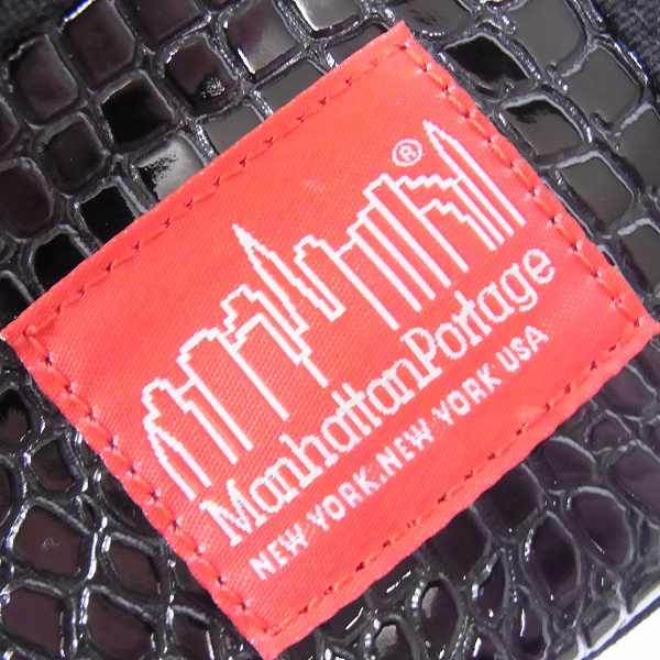 実際に弊社で買取させて頂いたManhattan Portage/マンハッタンポーテージ クロコダイルパターン/ウエストバッグの画像 3枚目