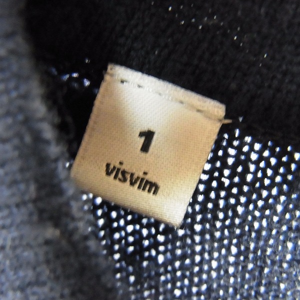 実際に弊社で買取させて頂いたvisvim/ビズビム エルボーパッチ付 ウールニットセーター/1の画像 3枚目