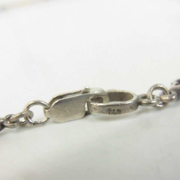 実際に弊社で買取させて頂いたLoree Rodkin/ローリーロドキン K18/SV925 コンビ ゴシック クロス チェーン/46㎝の画像 2枚目