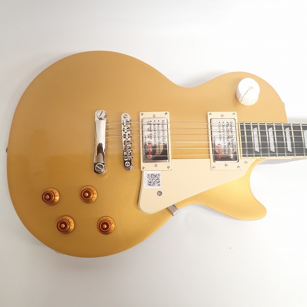 実際に弊社で買取させて頂いた★【新品同様】Epiphone/エピフォン ENS-MGCH1 Les Paul Standard Metallic Gold エレキギターの画像 3枚目