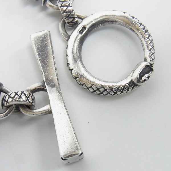 実際に弊社で買取させて頂いたDEALDESIGN/ディールデザイン SNAKED LOWS/スネイキッドロウズ ブレスレット sn-001の画像 4枚目