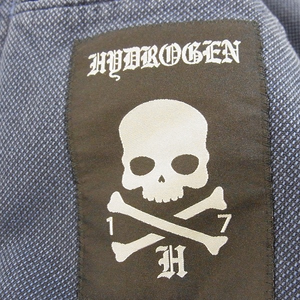 実際に弊社で買取させて頂いたHYDROGEN/ハイドロゲン×ルイジビアンキ コラボジャケット スカルボタン 44の画像 6枚目