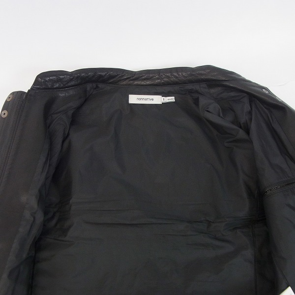 実際に弊社で買取させて頂いたNONNATIVE/ノンネイティブ RIDER BLOUSON COW LEATHER 17SS/1の画像 6枚目