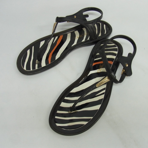 実際に弊社で買取させて頂いたJIMMY CHOO/ジミーチュウ ラバートングサンダル/38