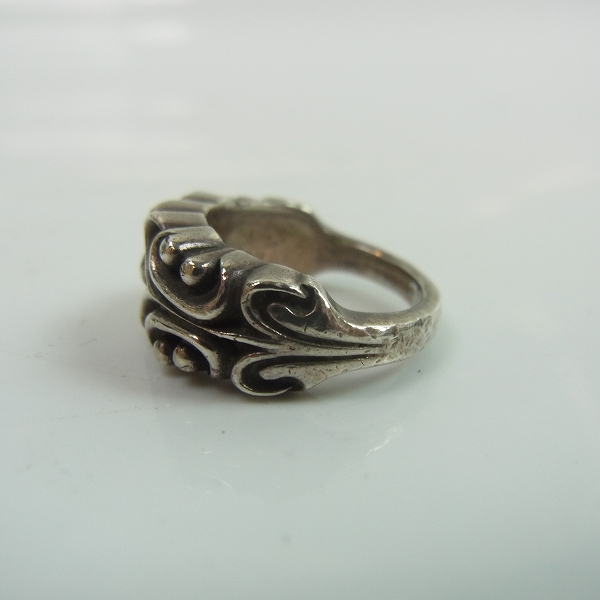 実際に弊社で買取させて頂いたSTANLEY GUESS/スタンリーゲス キングスフィリグリーリング 8.5号の画像 2枚目