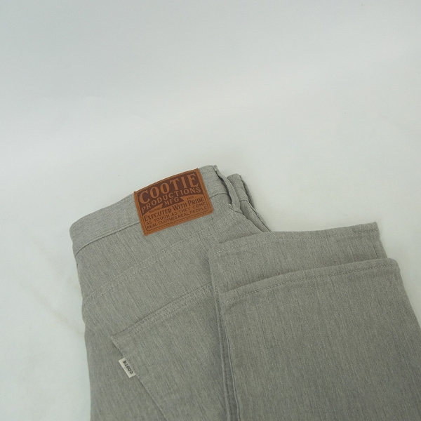 実際に弊社で買取させて頂いたCOOTIE/クーティー 5 Pocket Loose Fit Knit Denim 1 Wash/ニットデニム CTE-17S106/Mの画像 8枚目