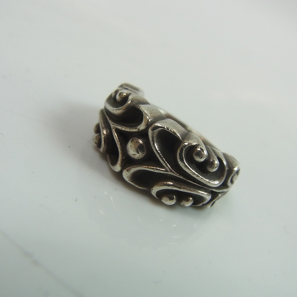 実際に弊社で買取させて頂いたSTANLEY GUESS/スタンリーゲス キングスフィリグリーリング 8.5号