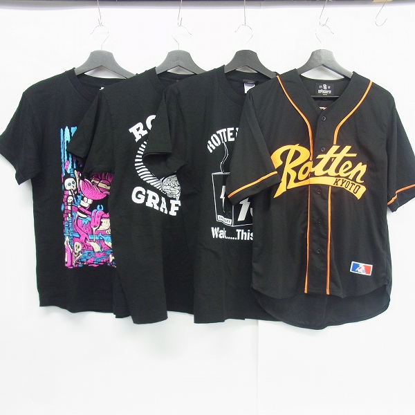 実際に弊社で買取させて頂いたROTTENGRAFFTY/ロットングラフティー バンドTシャツ/ベースボールシャツ/タンクトップ 8点セットの画像 2枚目