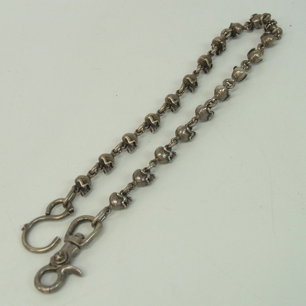 実際に弊社で買取させて頂いたTHIRTEEN DESIGNS/サーティーンデザインズ マッドスカルリンク ウォレットチェーンの画像 1枚目