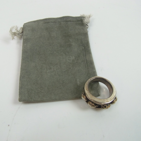 実際に弊社で買取させて頂いたSTANLEY GUESS/スタンリーゲス スカルVバンドリング 15.5号の画像 7枚目